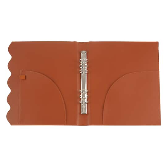 A4 Planner Brown Faux Leather Cover by Recollections™